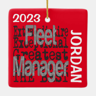 Flottenmanager Extraordinaire CUSTOM Keramikornament