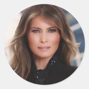 FLOTUS auf einem Aufkleber Melania-Trumpf