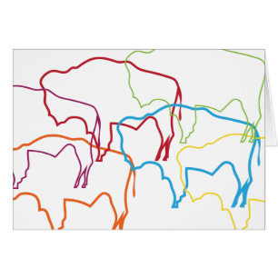 flou de fierté du bison wyoming