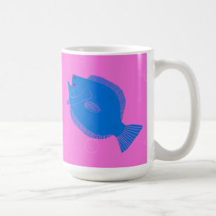 Flounder Blickt immer auf die helle Seite Kaffeetasse