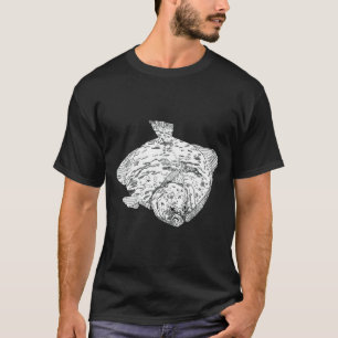 Flounder Liebe Fisch T-Shirt