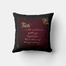 Flourina Faith Verse - Anpassbar Kissen