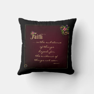 Flourina Faith Verse - Anpassbar Kissen