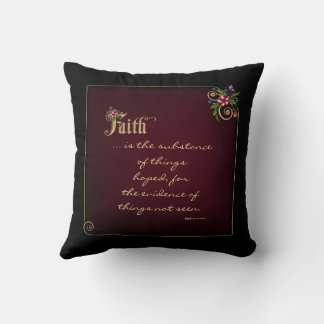 Flourina Faith Verse - Anpassbar Kissen