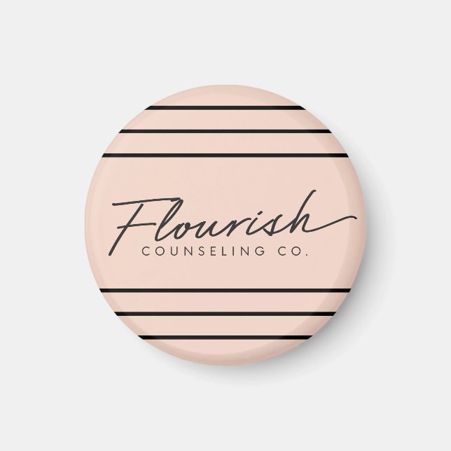 Flourish Counseling Co. Magnet (Devant)