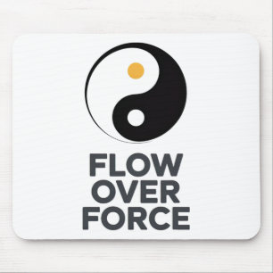 Flow Over Force Yin Yang Yoga Lance Apparel _2 Mousepad