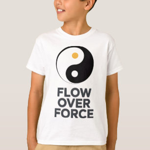 Flow Over Force Yin Yang Yoga Lance Bekleidung _2 T-Shirt