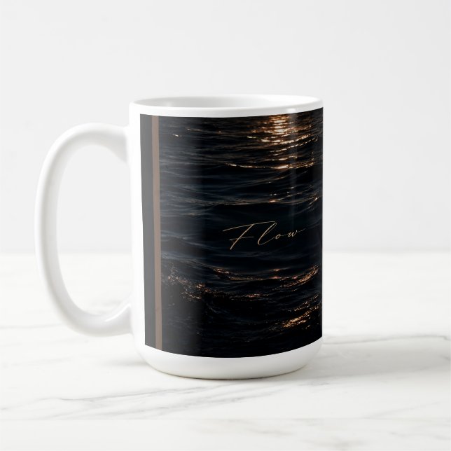 Flow - Tiefe Gewässer Kaffeetasse (Links)