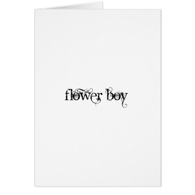 Flower Boy (Devant)