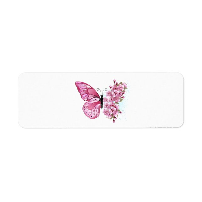 Flower Butterfly with Pink Sakura (Vorne)