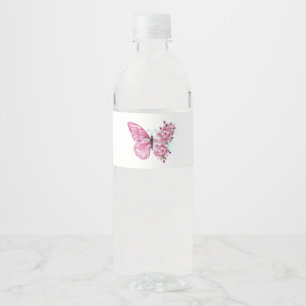 Flower Butterfly with Pink Sakura