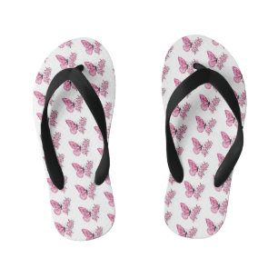 Flower Butterfly with Pink Sakura Kinderbadesandalen