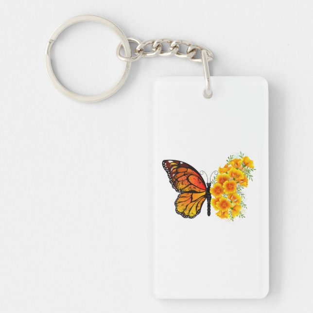 Flower Butterfly with Yellow California Poppy (Devant)