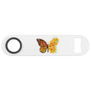 Flower Butterfly with Yellow California Poppy