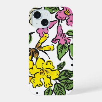 Flower case iPhone 15 Hülle