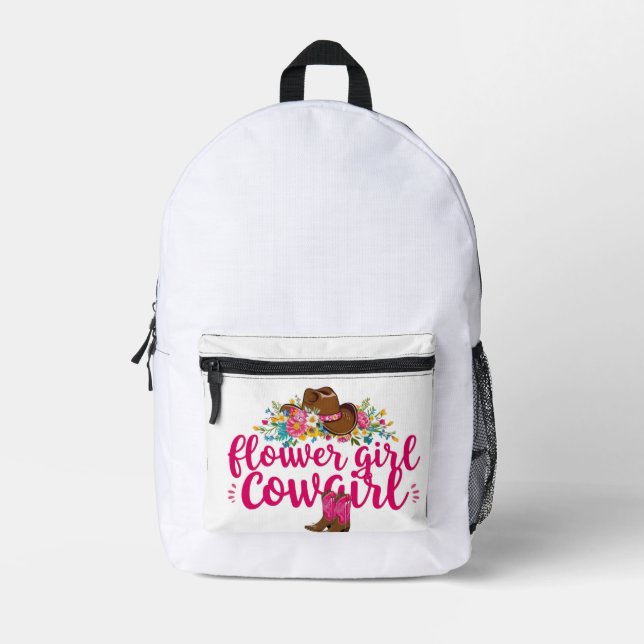 Flower Cowgirl sac à dos de garde (Recto)