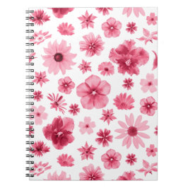 flower cuaderno notizblock
