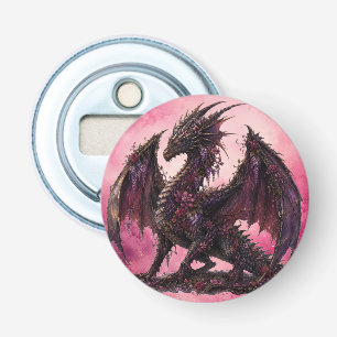 Flower-Drache Botanischer Fantasy-Drache Flaschenöffner
