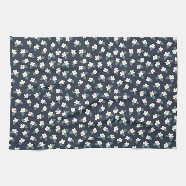 Flower Drawing Geschirrtuch (Horizontal)