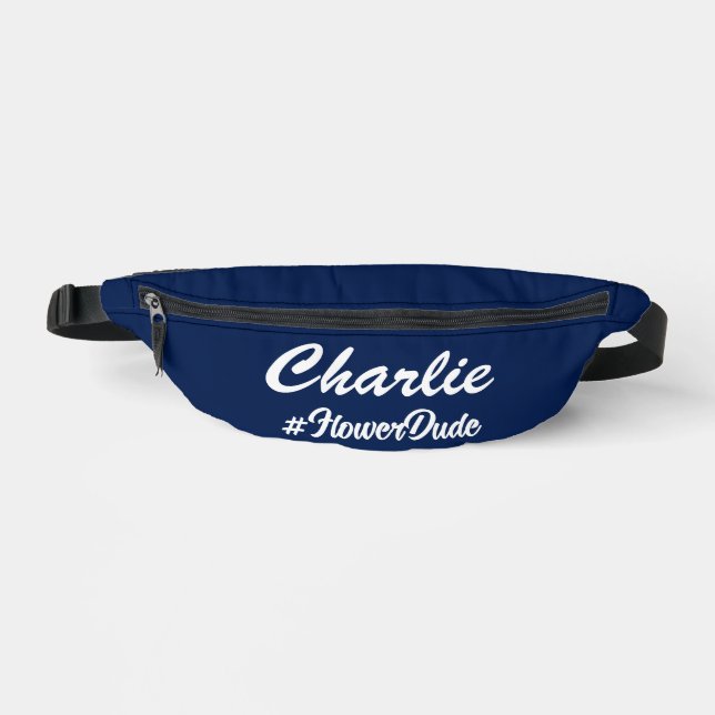 Flower Dude Custom Bauchtasche (Vorderseite)