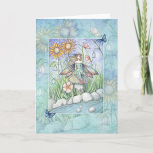 Flower Fairy Art Card, Carte pour notes de Molly H