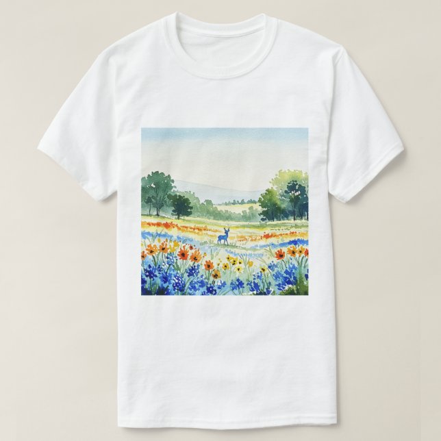 Flower field T-Shirt (Design vorne)