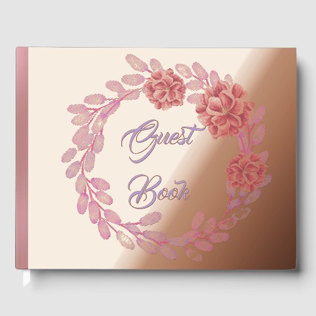 Flower Frame Gästebuch (Vorderseite)