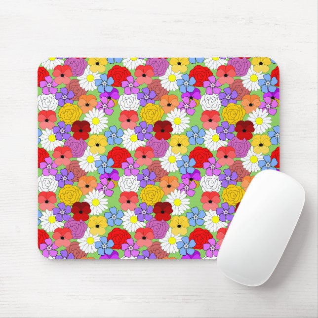 Flower Garden  Mousepad (Mit Mouse)
