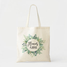 Flower Girl Eukalyptus Greenerity Wedding Tote Bag Tragetasche