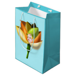 Flower Girl Geschenktasche - Anpassbar Mittlere Geschenktüte