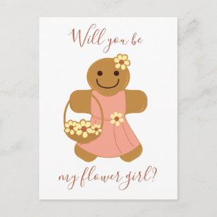 Flower Girl Gingerbrew   Postkarte