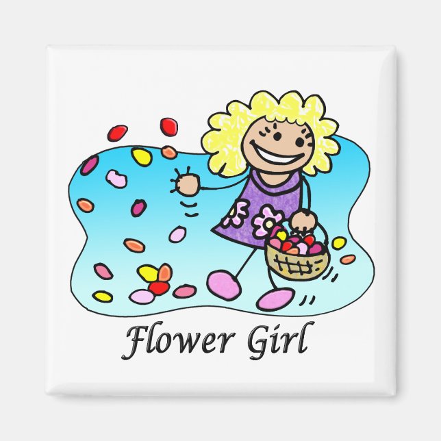 Flower Girl Magnet (Vorne)