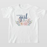 Flower Girl Pink Florl Wedding T - Shirt<br><div class="desc">Mit diesem lustigen T - Shirt fühlen Sie sich für Ihre Blume besonders wohl!</div>