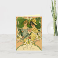 Flower Girl Request Card Cards laden Sie ein
