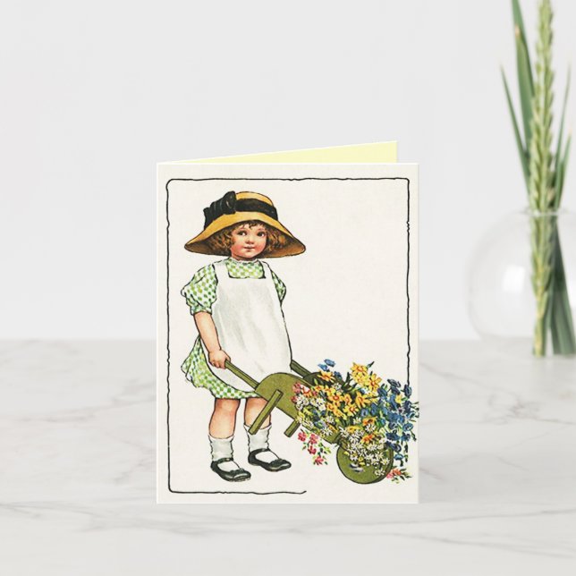 Flower Girl Request Card Cards laden Sie ein Einladung (Vorderseite)
