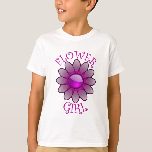 Flower Girl T Shirt (Vorderseite)