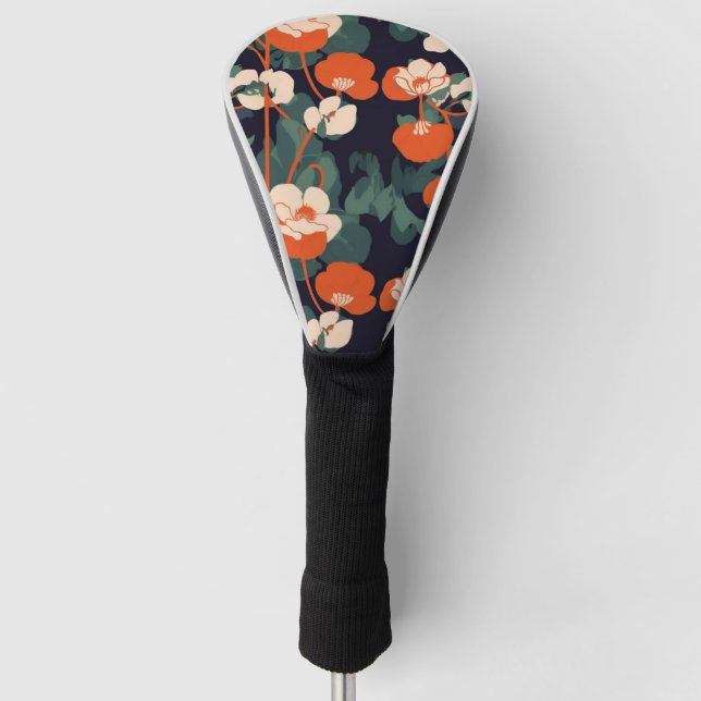 Flower Golf Headcover (Vorderseite)