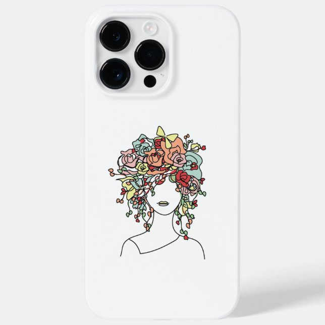 Flower Head Case-Mate iPhone 14 Pro Max Hülle (Rückseite)