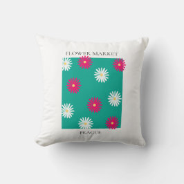 Flower Market - Prague Kissen