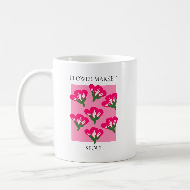 Flower Market - Seoul Kaffeetasse (Links)