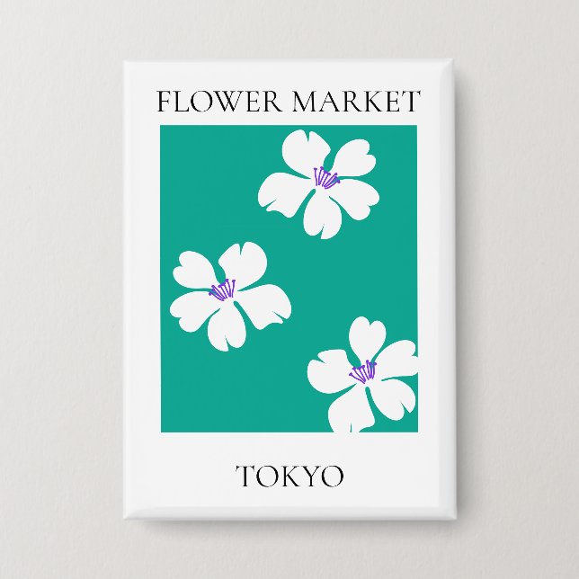 Flower Market - Tokyo Button (Vorderseite)