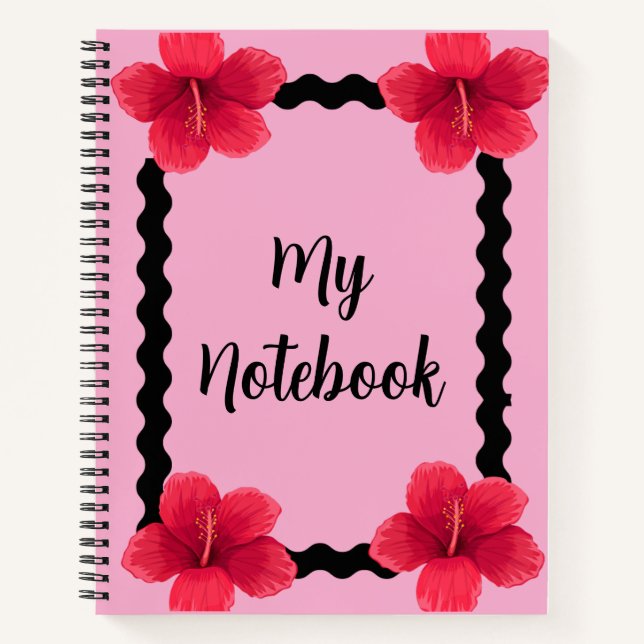 flower Notebook Notizbuch (Vorderseite)