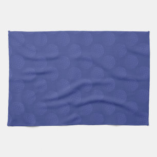 Flower Of Life / Blume des Lebens - Muster blau Geschirrtuch
