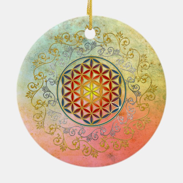 Flower of Life / Blume des Lebens - Ornament IV BG (Hinten)