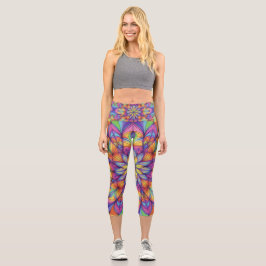 Flower of Love Capri Leggings