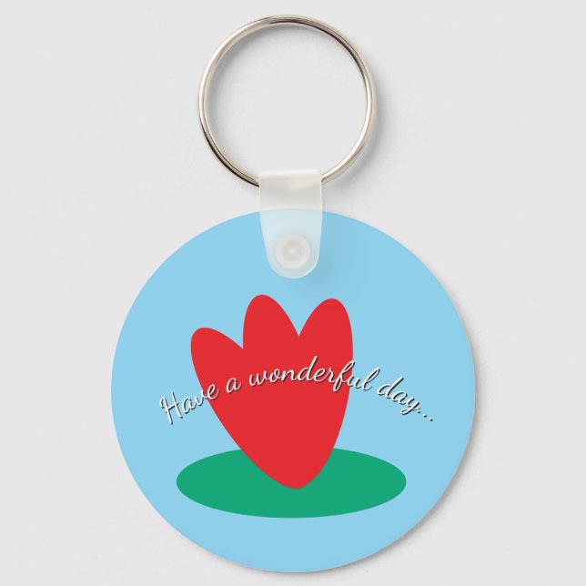 flower on a pond schlüsselanhänger (Vorderseite)