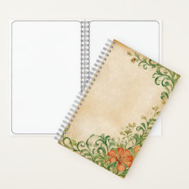 Flower Page Scrapbook & Junk Journal Supplies Notizbuch