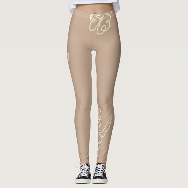 flower paint leggings (Vorderseite)