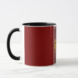 flower paint mug