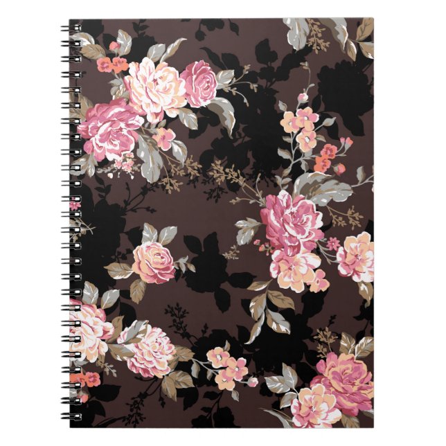 flower pattern design textile illustrationpattern, notizblock (Vorderseite)